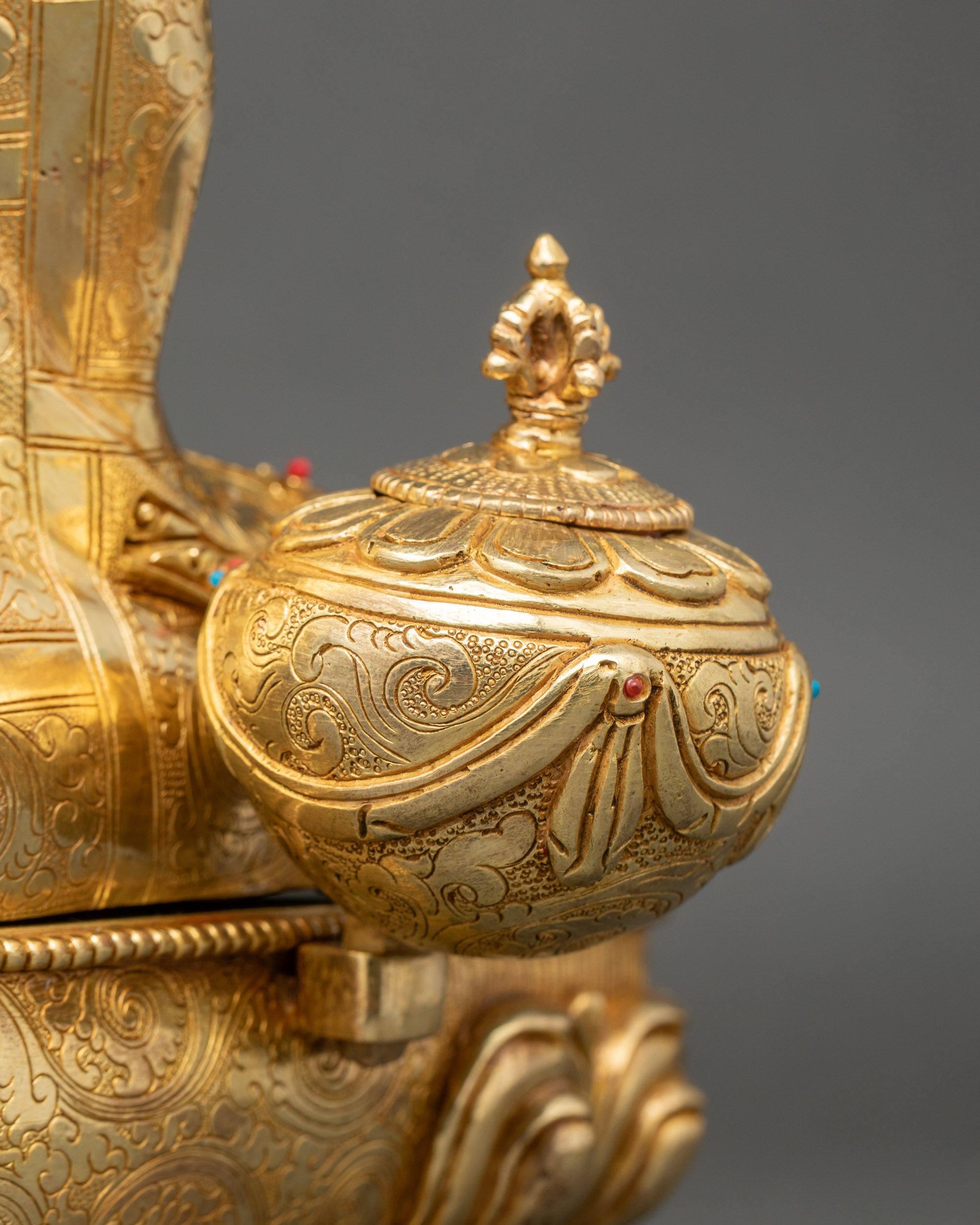 Venerable Master Atisha Statue | Lost-Wax Casted Art from Nepal