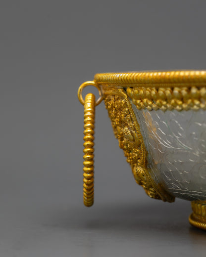 Tibetan Torjang Plate Set | Traditional Himalayan Offering Vessels