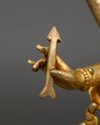 Ushnishavijaya Buddhist Statue | Wrathful Protector for Meditation Altar