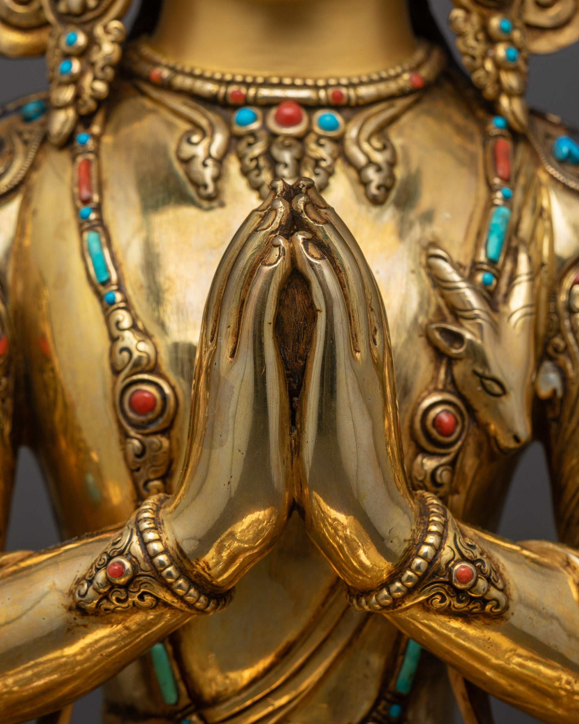Sacred Four-Armed Chenrezig Statue | Deity of Infinite Compassion