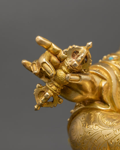 Guru Padmasambhava Yab Yum Sculpture | Tibetan Buddhist Icon