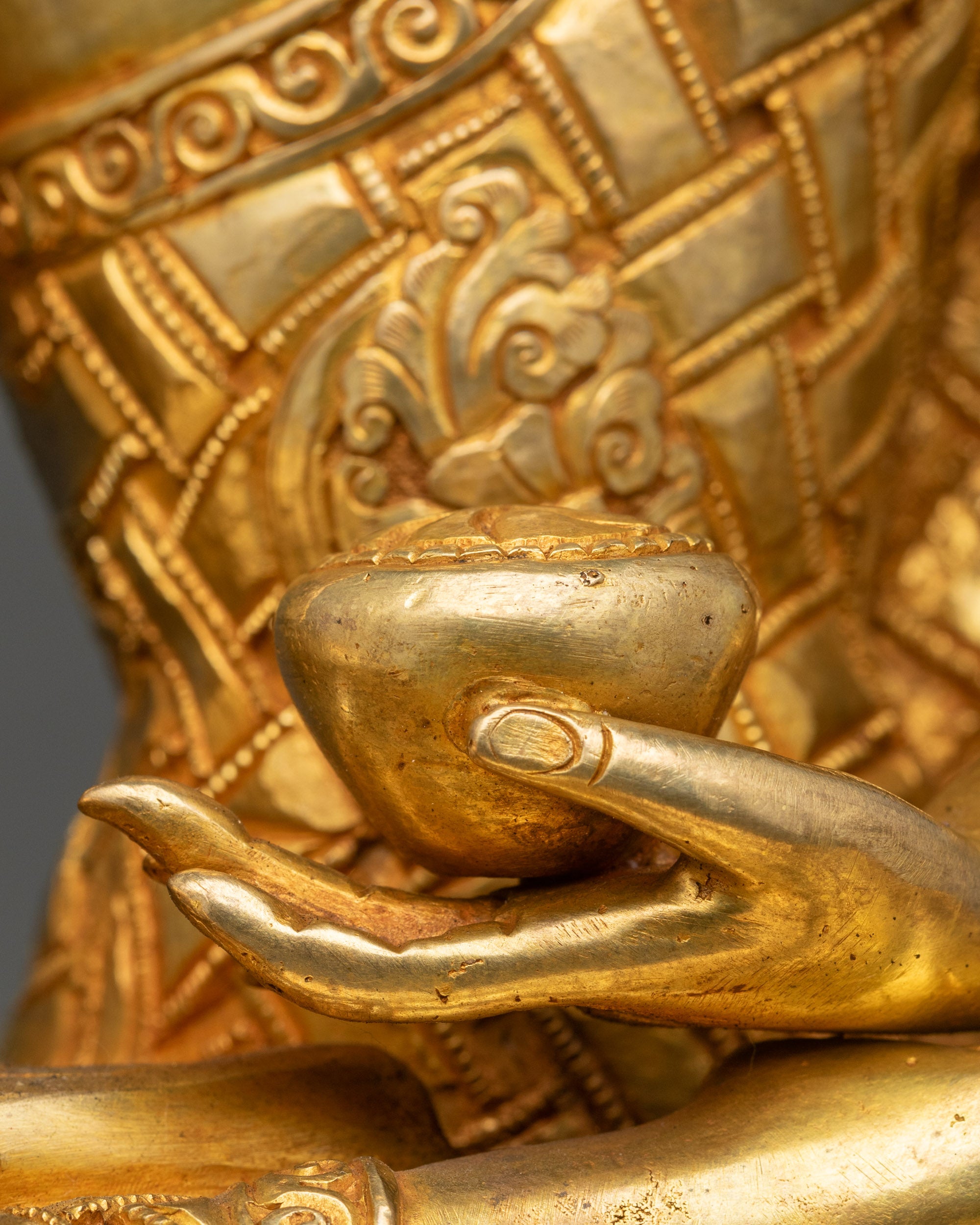Fire-Gilded Statue of Buddha | Handcrafted in Nepal
