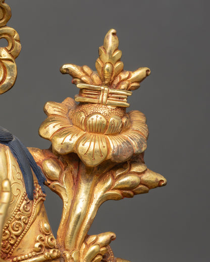 Manjushri Sculpture | Himalayan Buddhist Artwork for Meditation