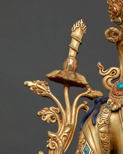 Manjushri Statue | Buddhist Wisdom and Enlightenment Art