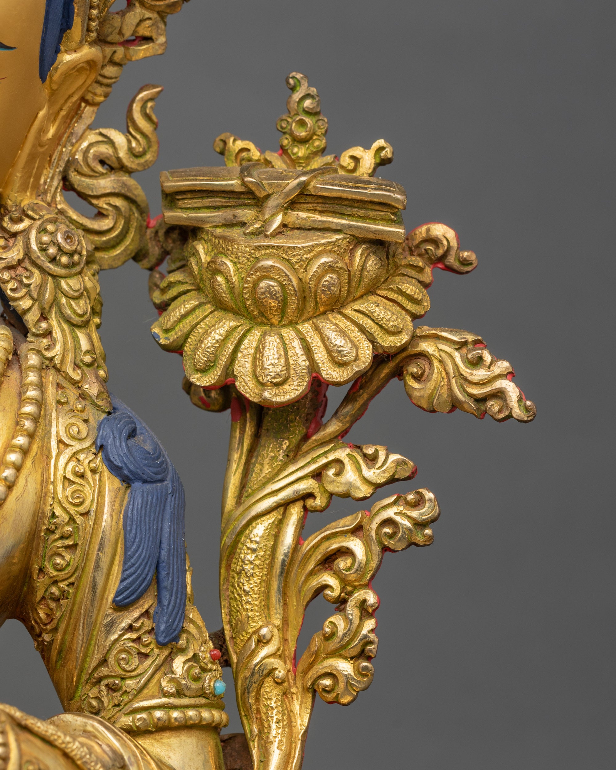 Handcrafted Manjushri Statue | Buddhist Symbol of Supreme Wisdom