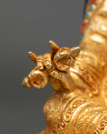 Guru Rinpoche Statue | Traditional Nepalese Buddhist Icon