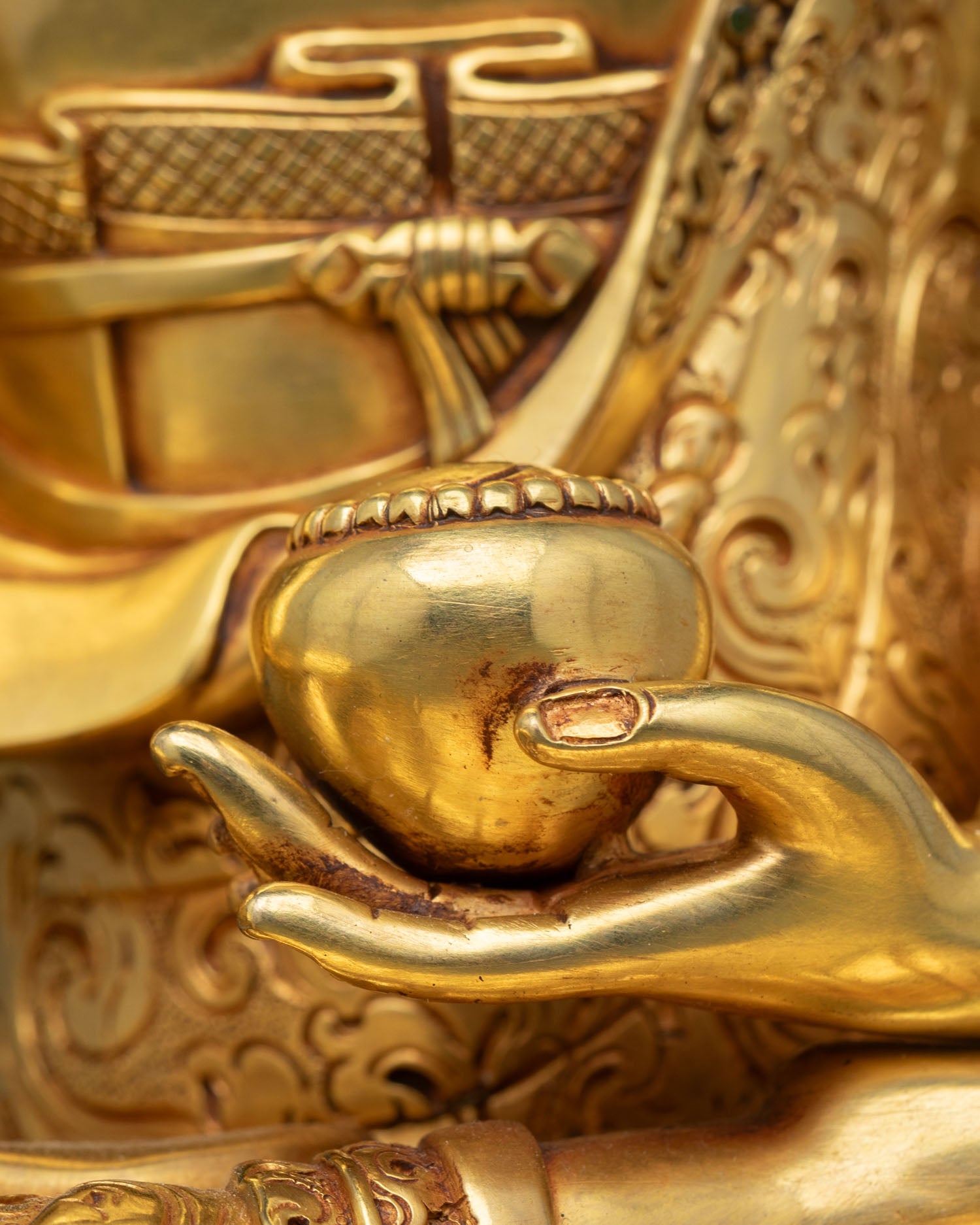 Tathagata Shakyamuni Buddha Statue | Handmade Nepal Artwork