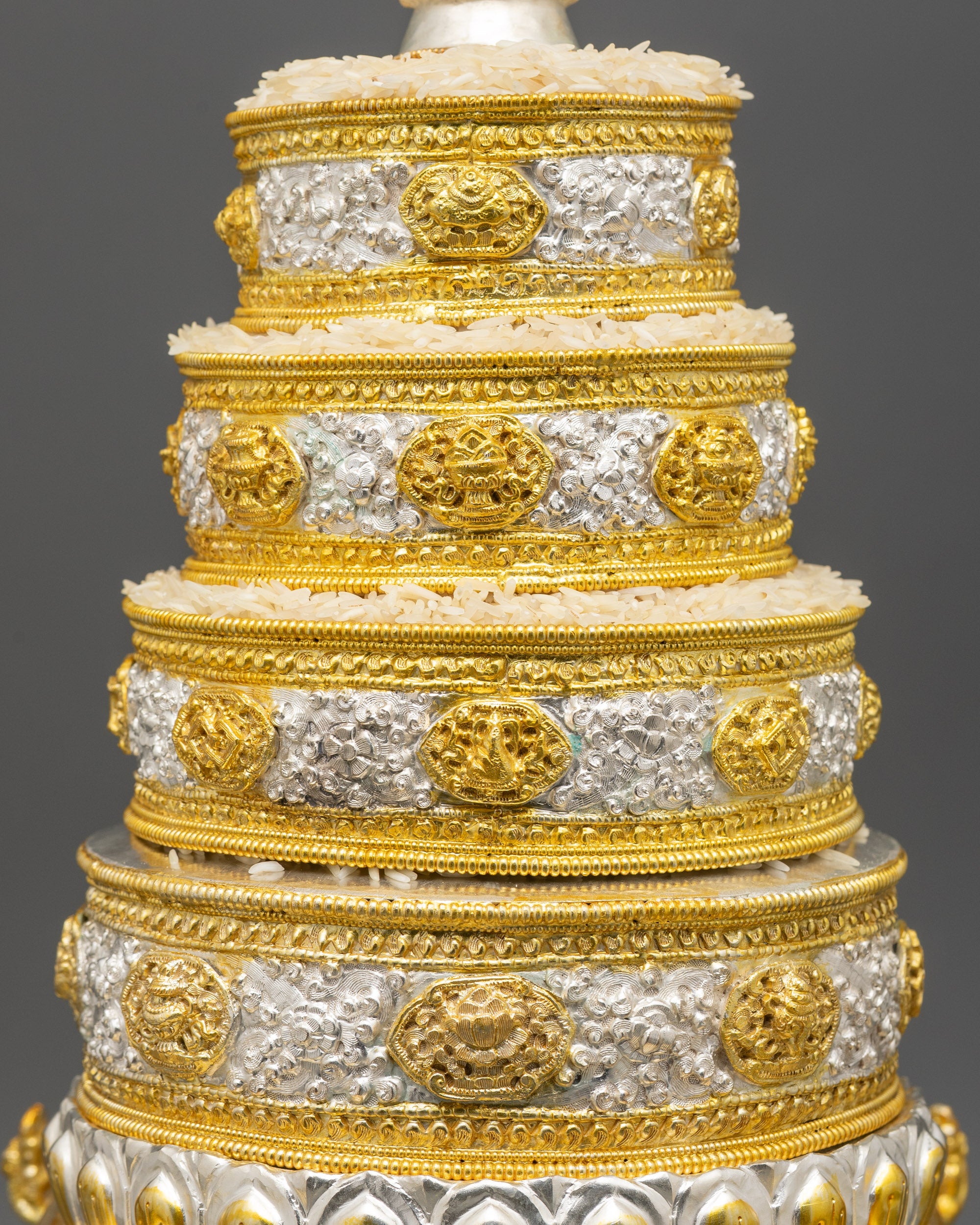 6" Handmade Tibetan Mandala Set | Sacred Offering for Meditation