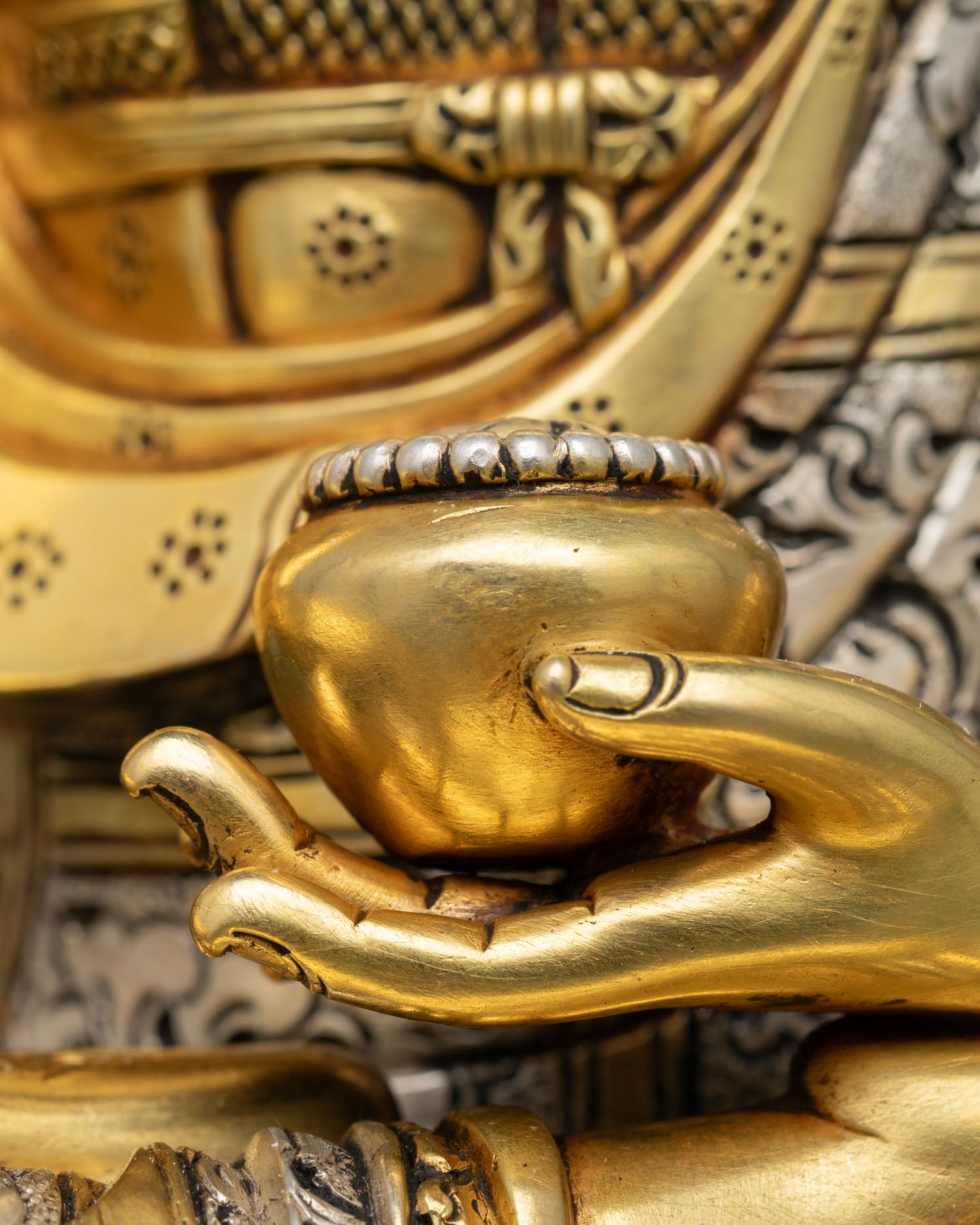 Enlightened Siddhartha Gautama Statue | Buddha Art from Nepal