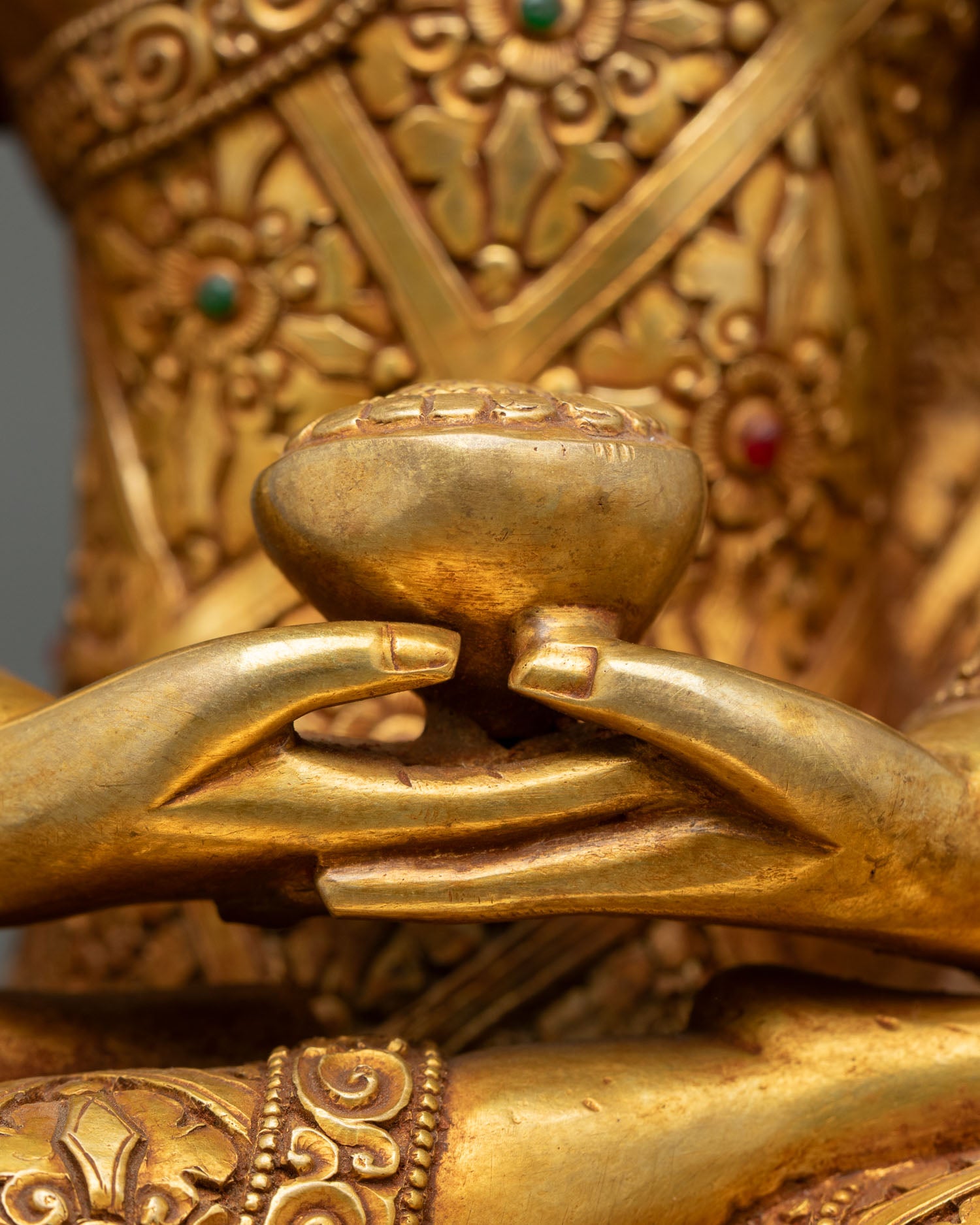 Amitabha Buddha Copper Sculpture | Buddha of Infinite Light