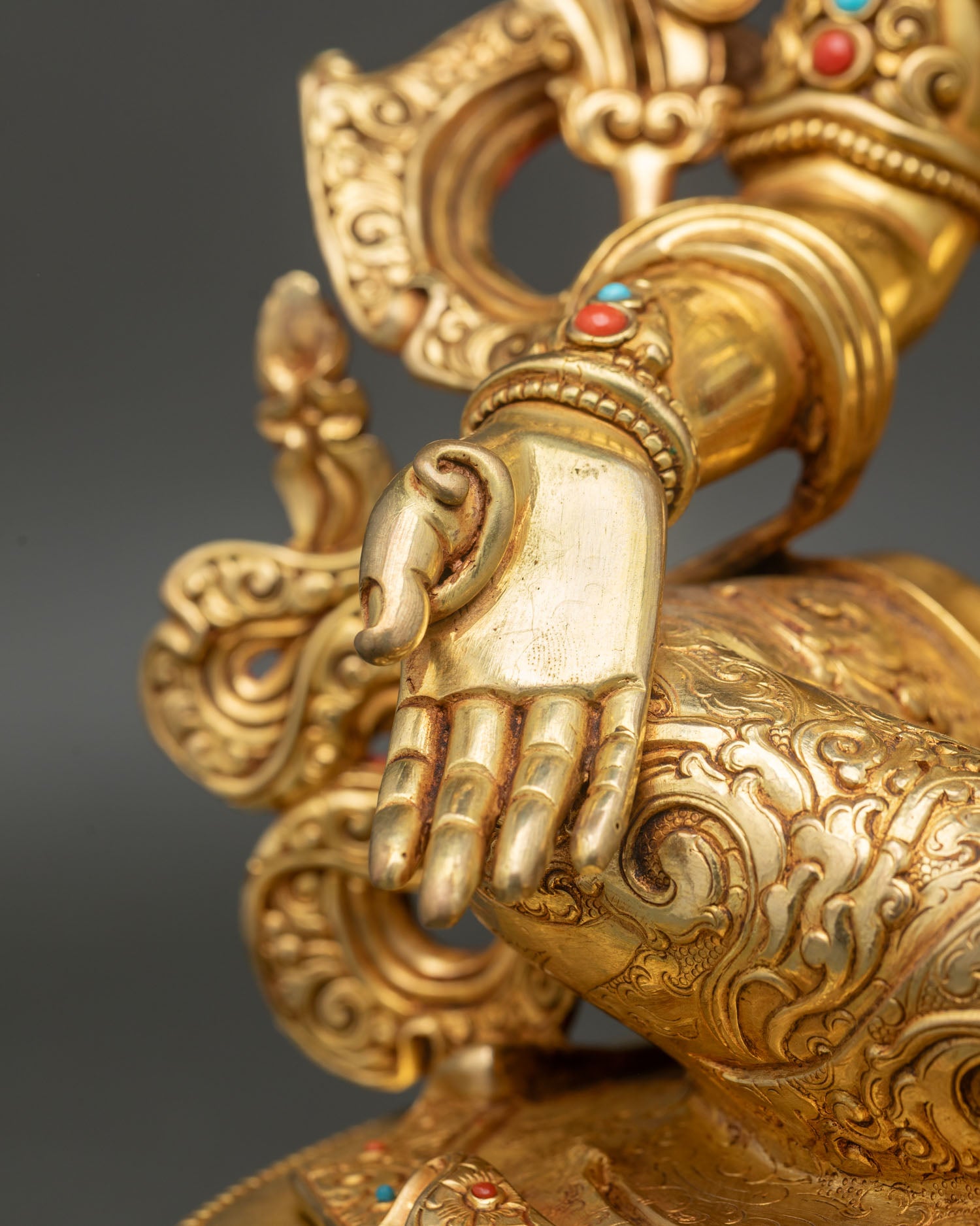 Female Buddha Green Tara Statue | Handcrafted in Nepal