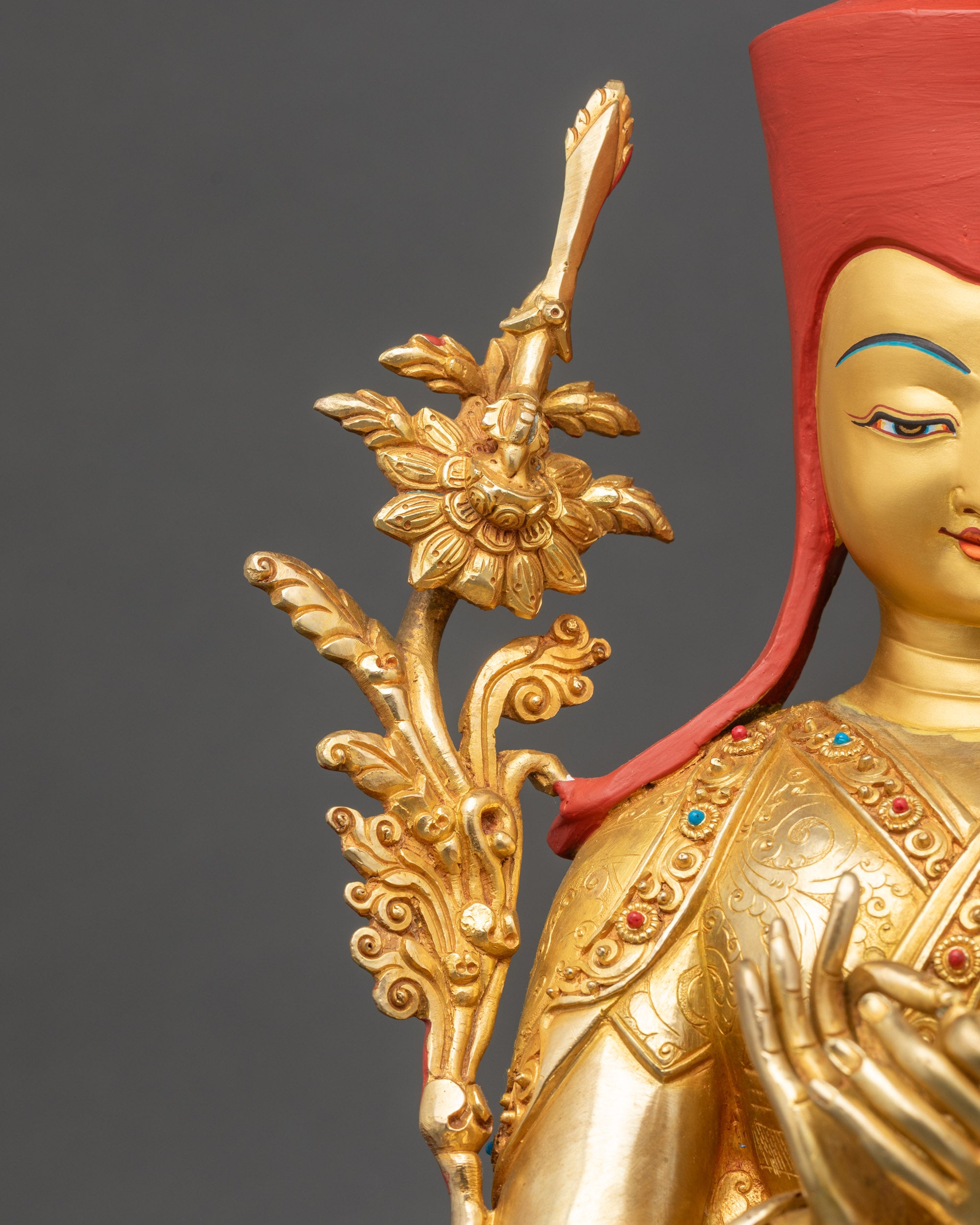 Enlightened Teacher Tsongkhapa Statue | Nepalese Lost-Wax Craft