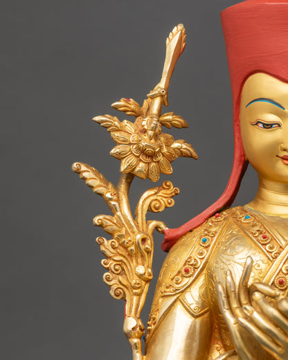 Enlightened Teacher Tsongkhapa Statue | Nepalese Lost-Wax Craft