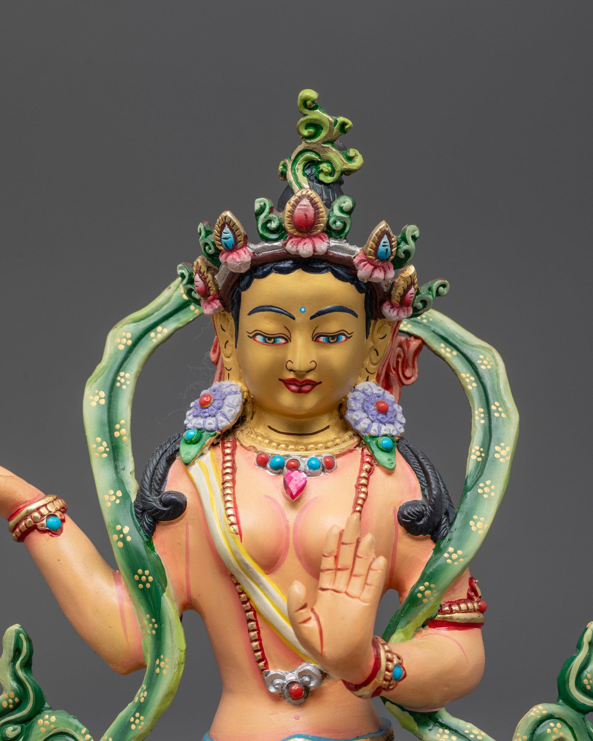 Yeshe Tsogyal and Mandarva Statue