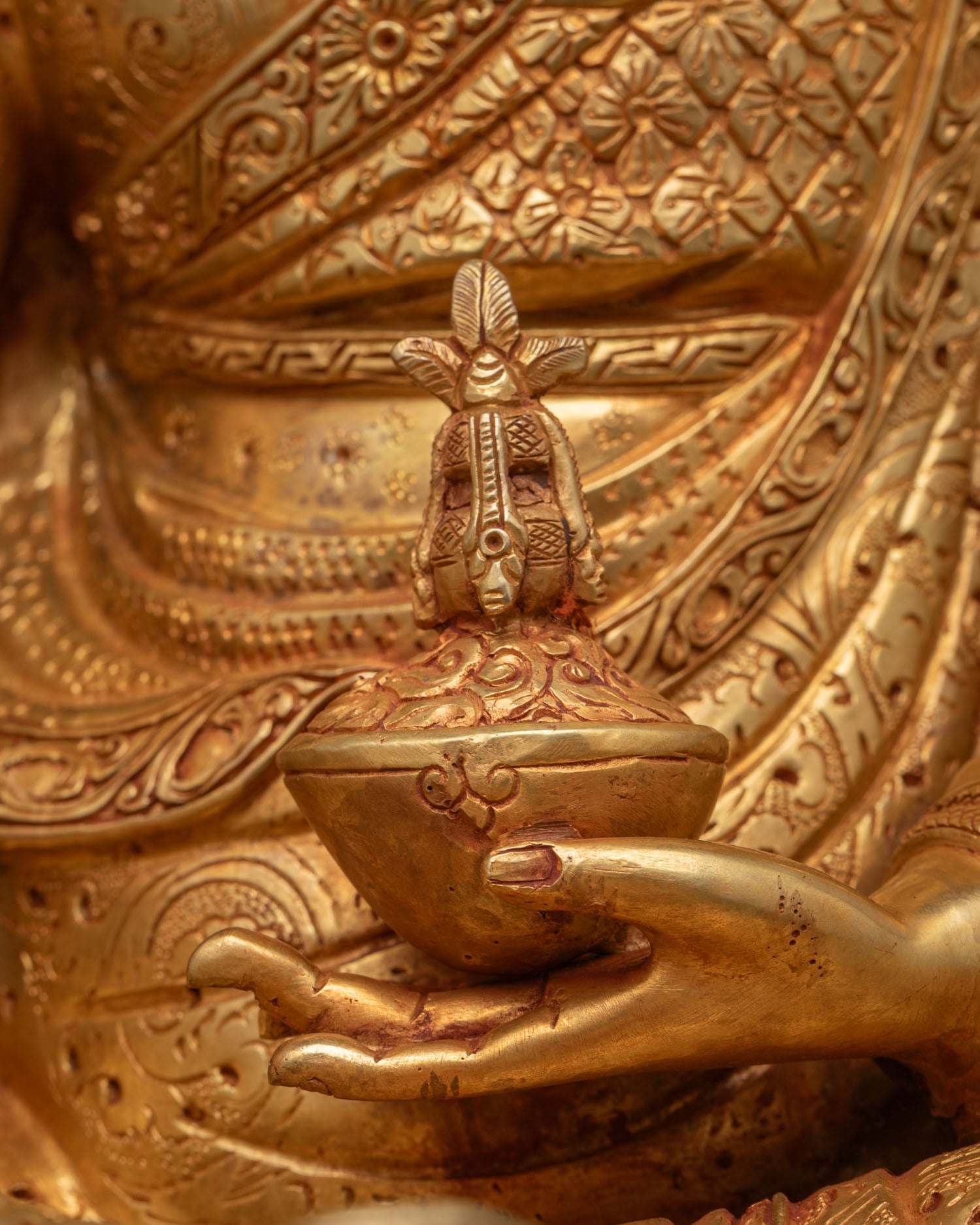 Sacred Guru Padmasambhava Statue – Handicrafted Buddhist Art
