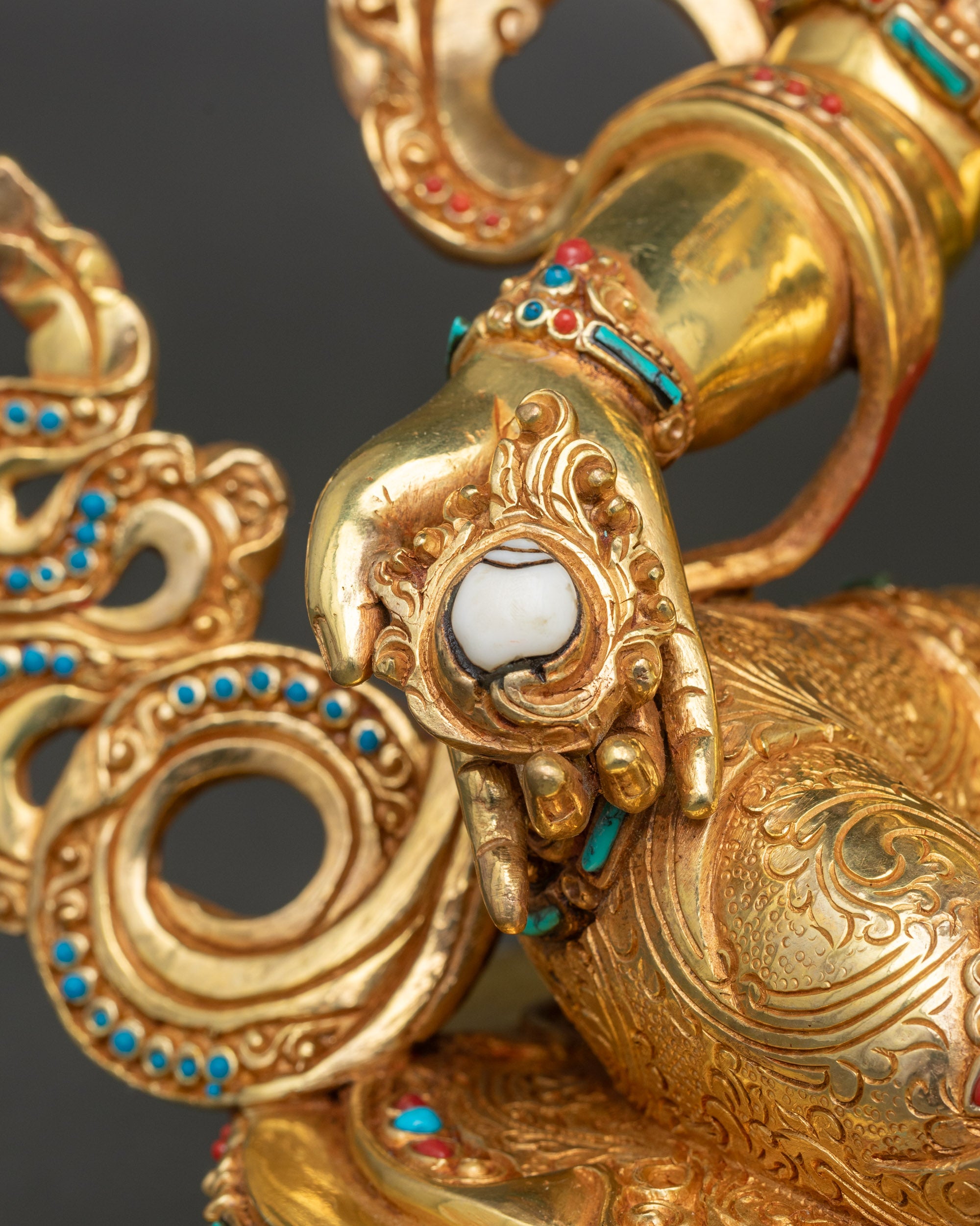 Handcrafted Dzambhala Statue for Prosperity and Abundance