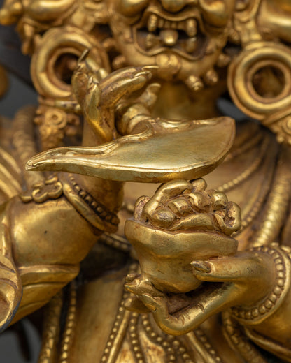 Four Arm Mahakala Statue