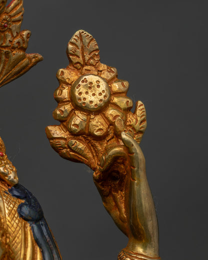 Avalokiteshvara (Chenrezig) Statue – Traditional Newari Artistry