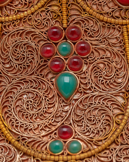 Buy Buddhist Ritual Stupa | Handcrafted Tibetan Shrine Ornament Nepal