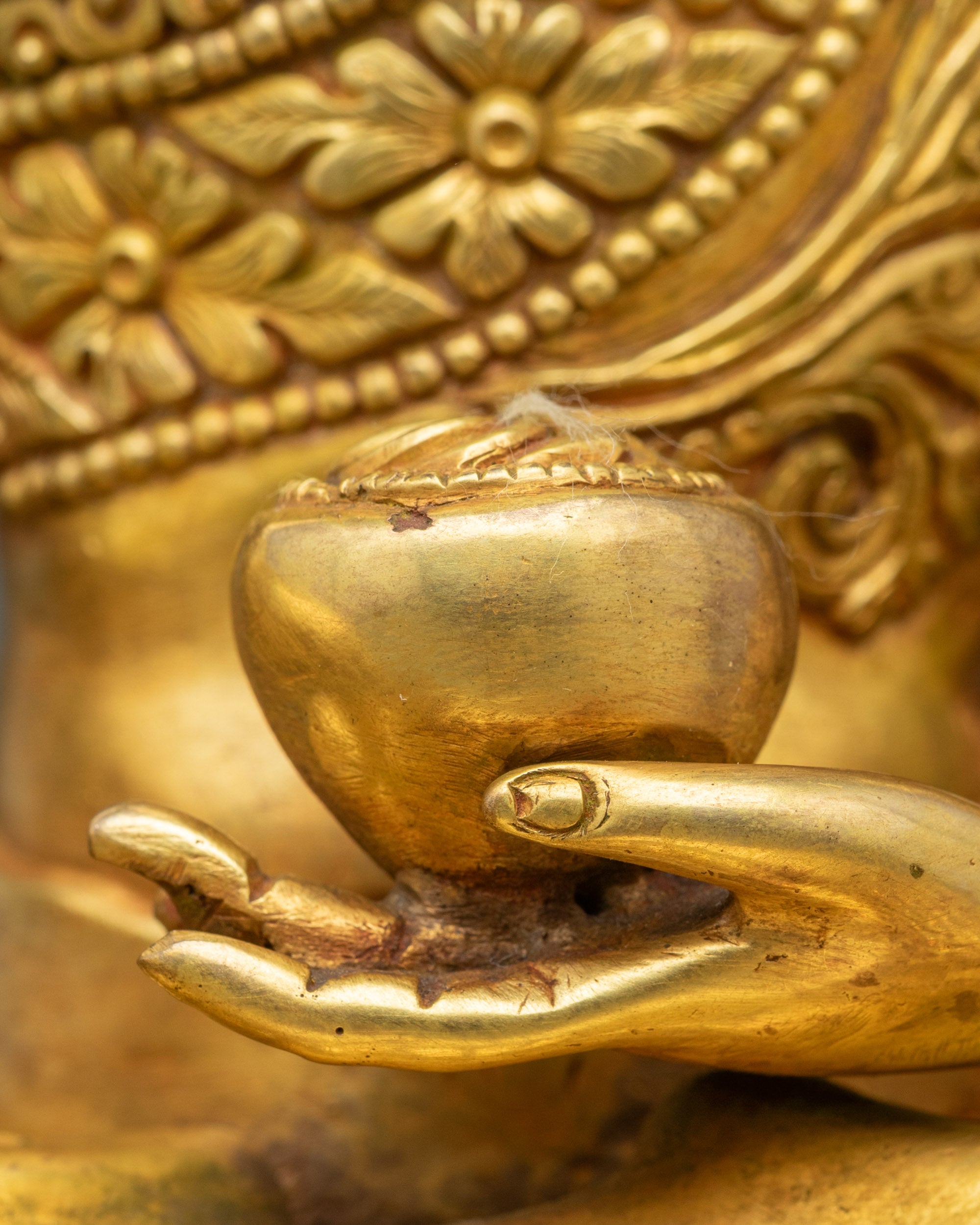 Shakyamuni Buddha Figurine | Artisan-Crafted Buddhist Altar Figurine