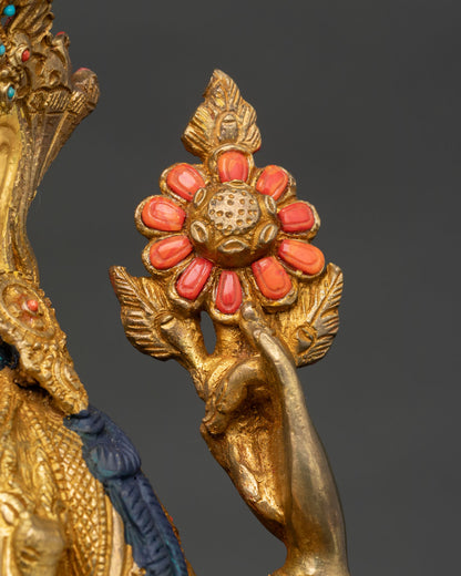Chenrezig Statue | Buddhist Shrine Decor from Nepal