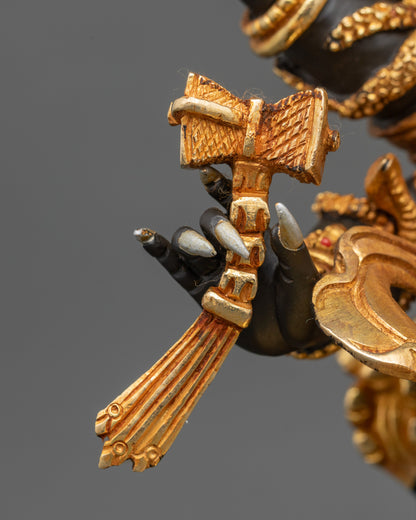Handcrafted Six Arm Mahakala Statue | Symbol of Protection & Awakening