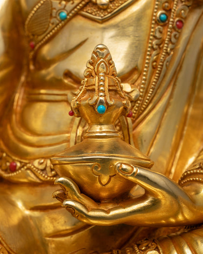 Premium Guru Padmasambhava Statue | Himalayan Buddhist Deity Sculpture