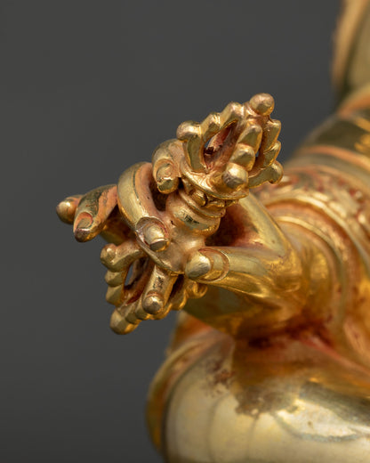 Traditional Guru Rinpoche (Padmasambhava) Statue | Handmade in Nepal