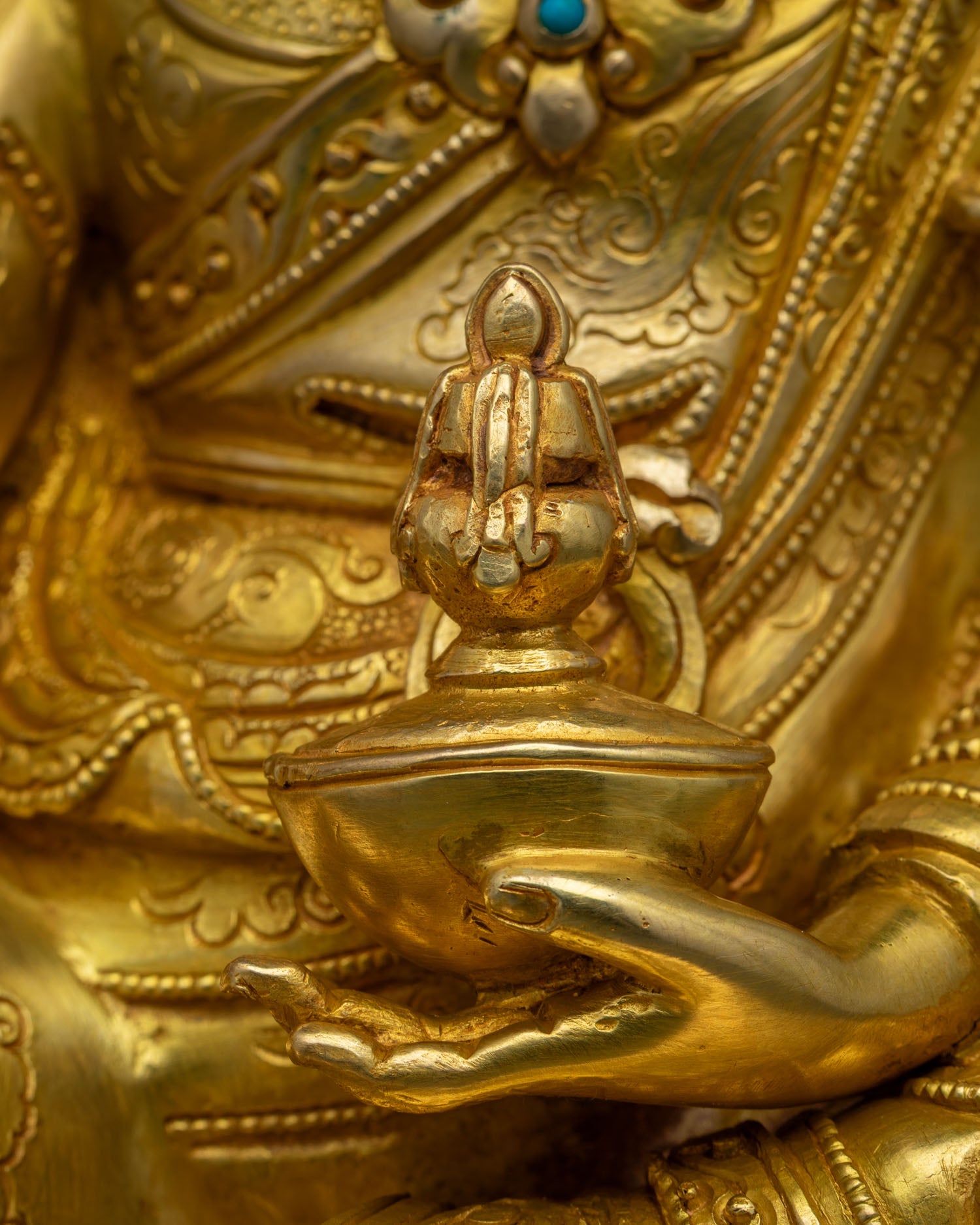 Guru Rinpoche Statue | Devotional Padmasambhava Art from Nepal