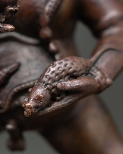 Black Dzambhala Statue