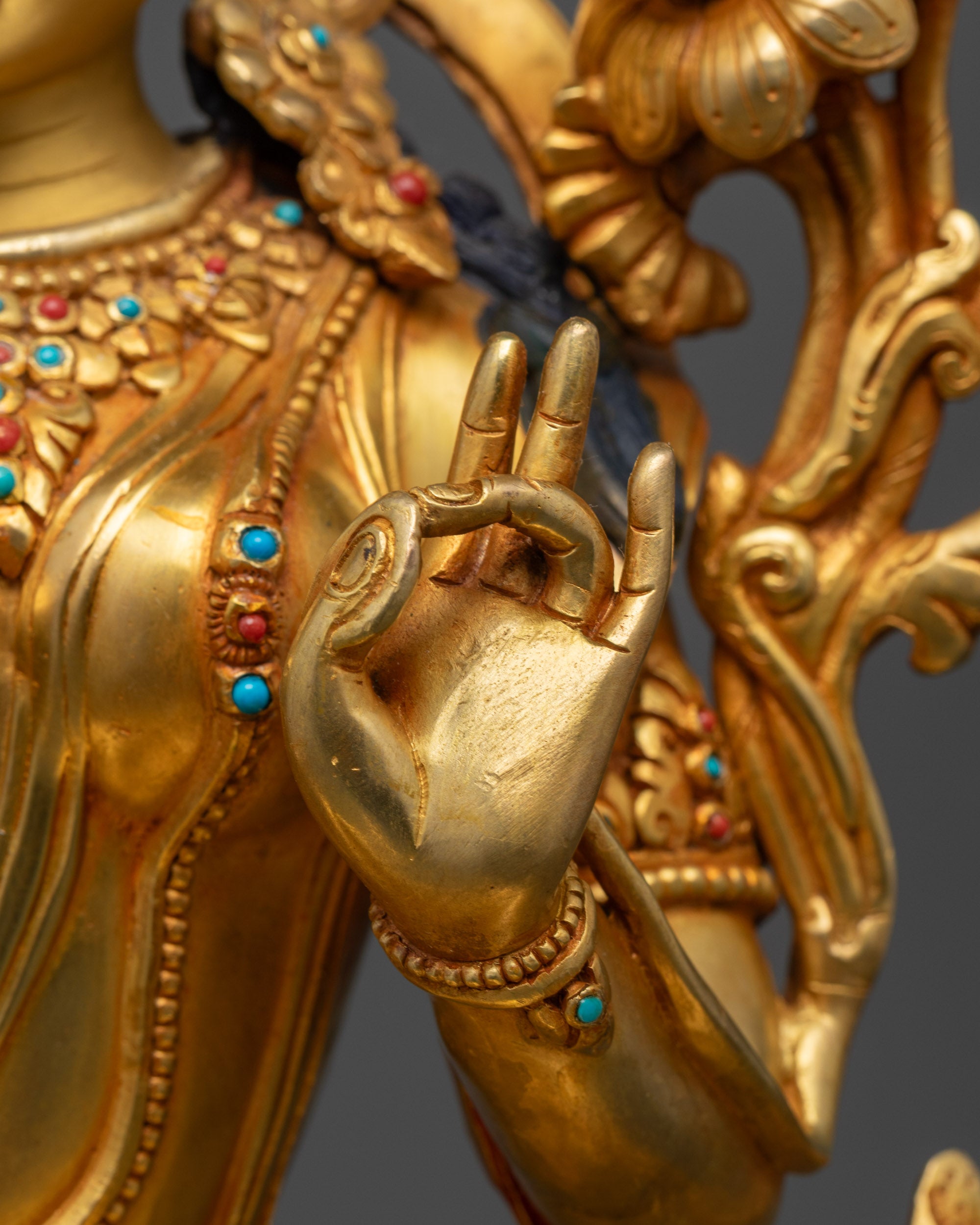 Channel Swift Help with Green Tara Sculpture | Handicrafted in Nepal