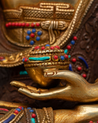Shakyamuni Buddha Statue from Nepal | Buddhist Meditation Idol