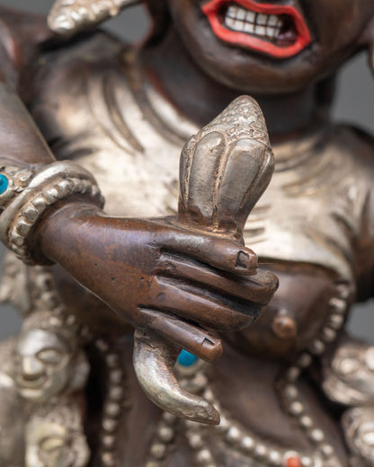 Drogdze Wangmo Statue | Wrathful Female Protector Deity