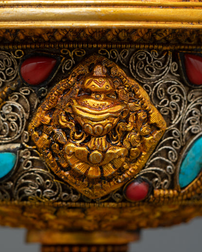 Buddhist Butter Lamp Set | Handcrafted in Nepal