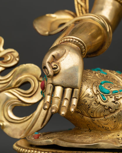 Compassionate Savior Green Tara – Handmade Buddhist Statue
