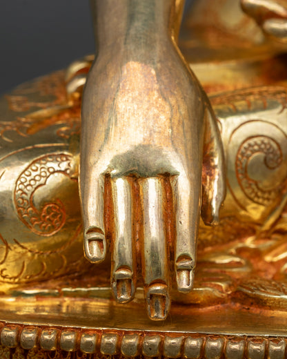 Buddha Shakyamuni Statue | Handcrafted Nepalese Sculpture