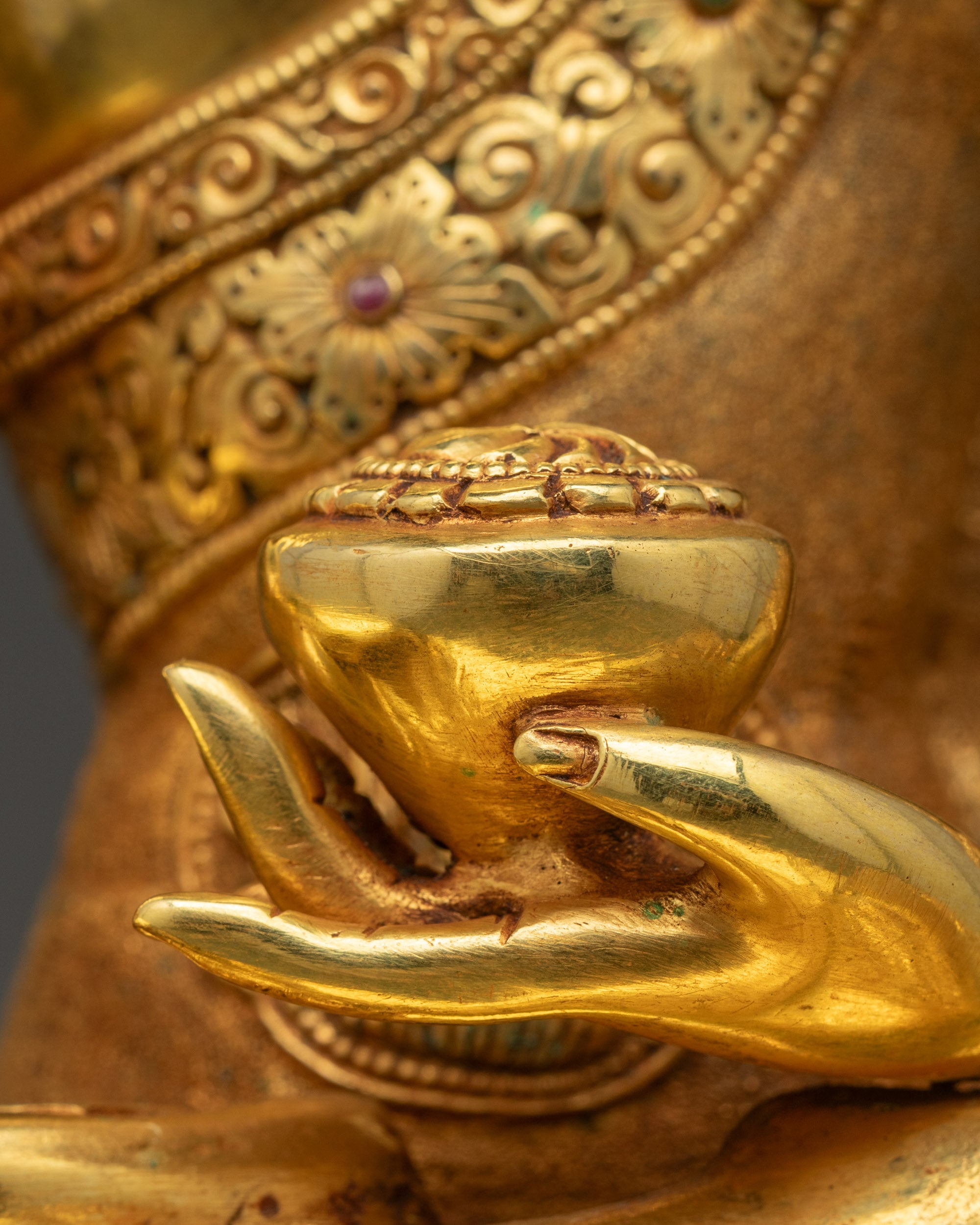 Buy Shakyamuni Buddha Statue | Handcrafted Gold-Gilded Nepalese Art