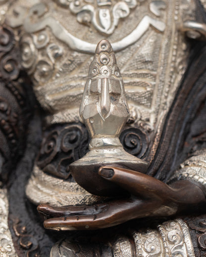 Guru Rinpoche Statue – Sacred Himalayan Art from Nepal