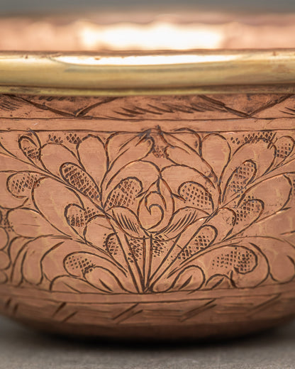 Traditional Water Offering Bowls - Handmade Ritual Set