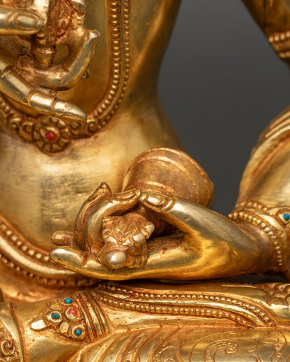 Vajrasattva Buddha | Artisan-Crafted Nepalese Sacred Sculpture