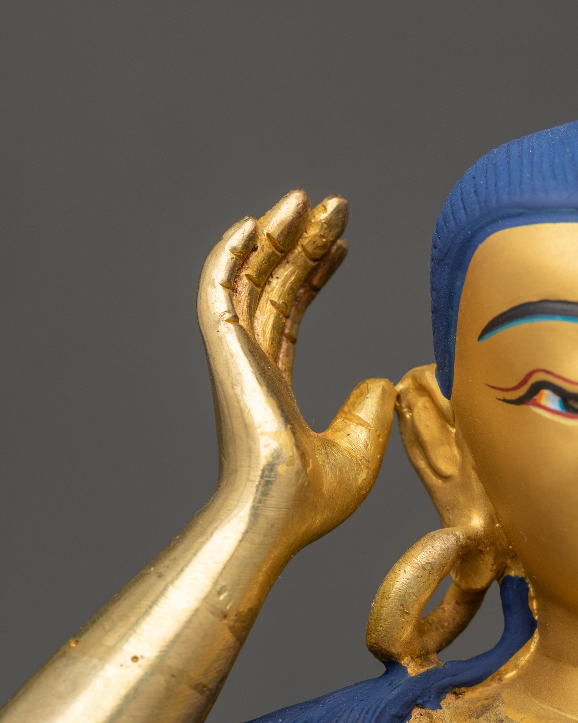 Handcrafted Milarepa Statue | Honoring the Great Tibetan Yogi