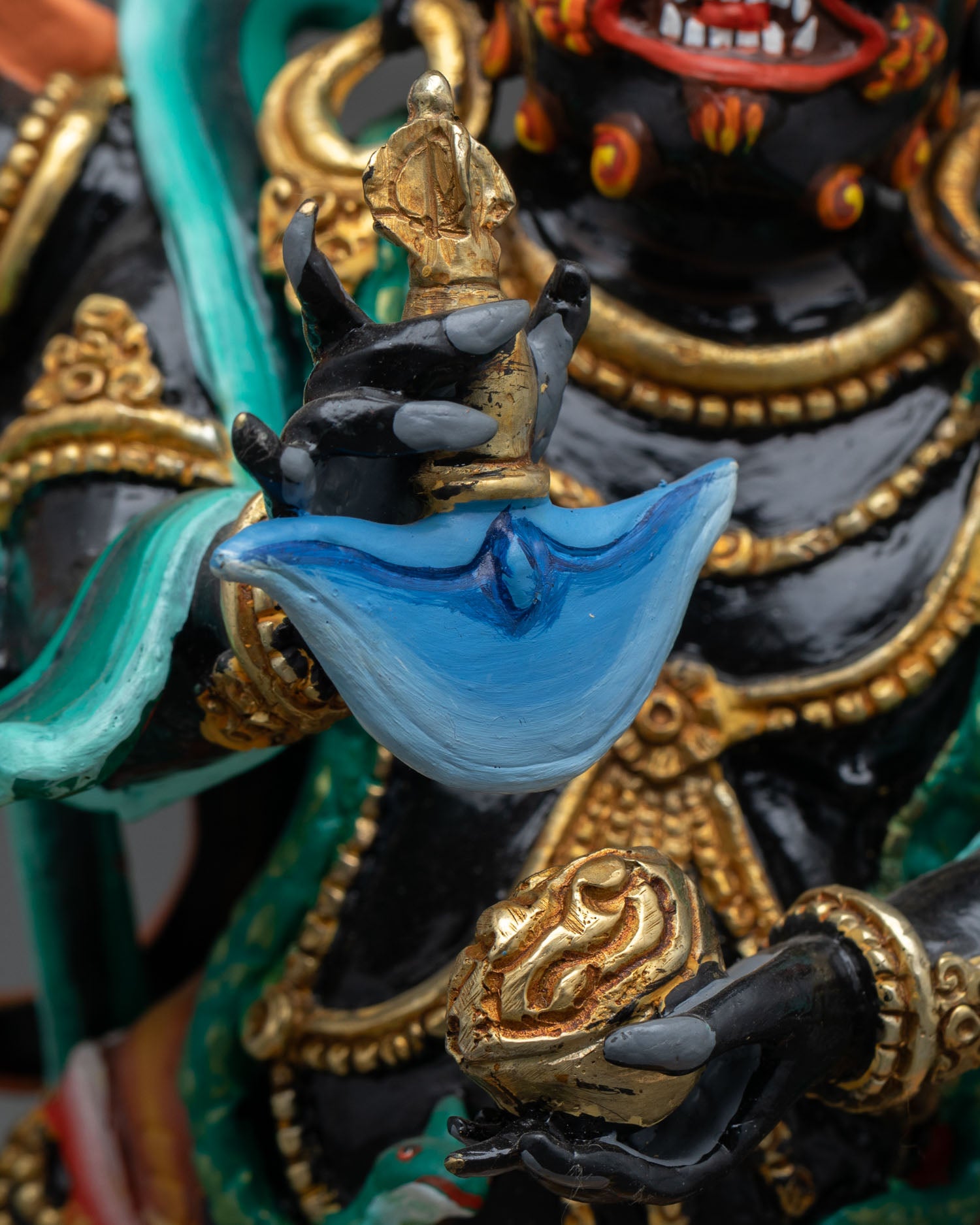 Six Armed Mahakala Statue