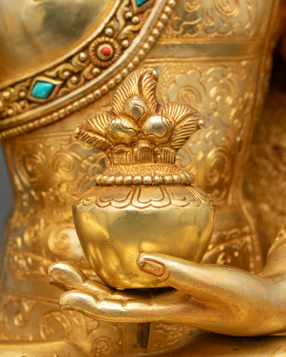 Premium Medicine Buddha Sculpture | Traditional Nepalese Artwork