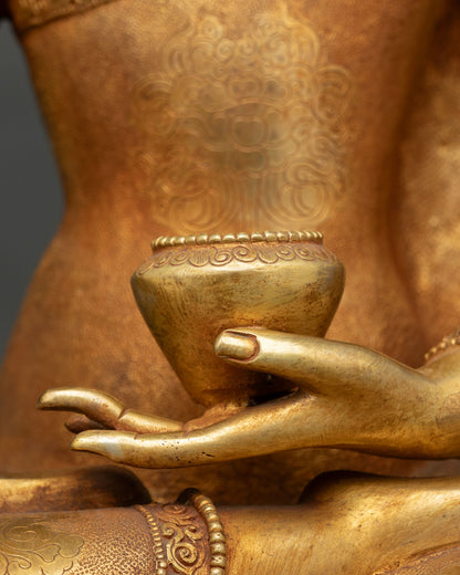 Shakyamuni Buddha Statue for Peace & Mindfulness | Tibetan Art & Craft