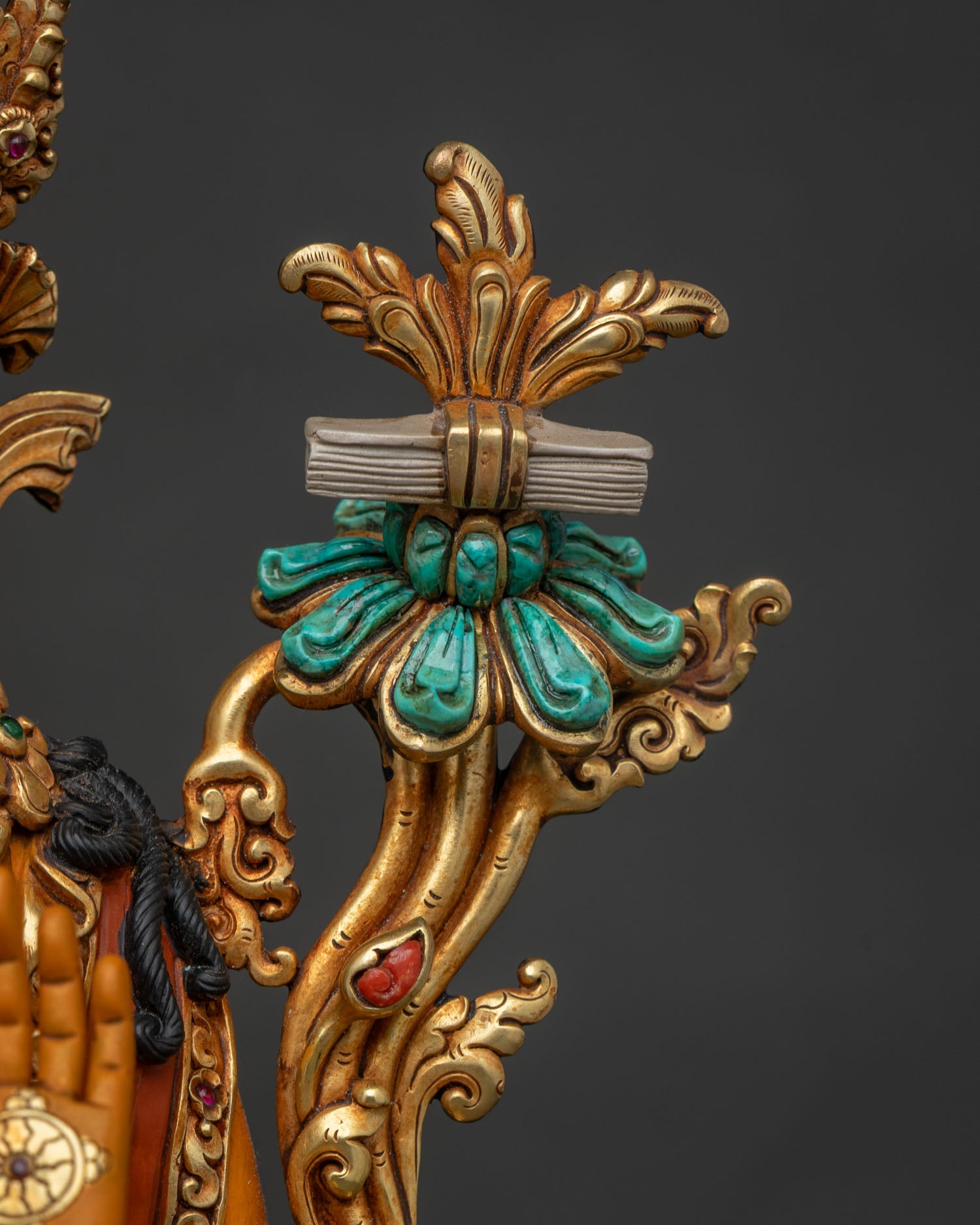 Wisdom Manjushri Statue | Fine Tibetan Buddhist Deity Sculpture