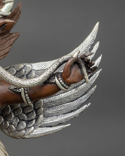 Garuda Bird Deity Statue for Protection and Spiritual Strength