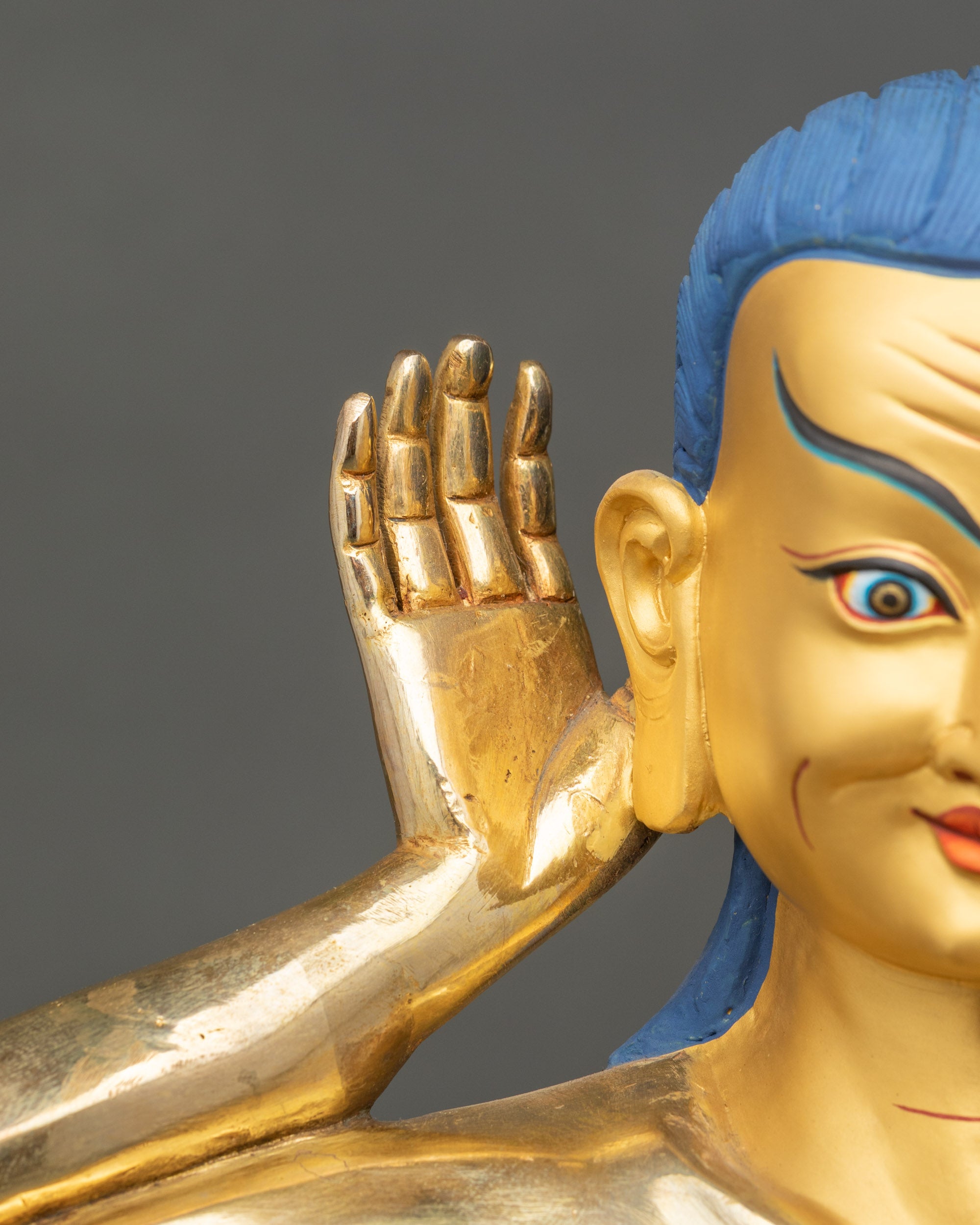 Milarepa Statue | Handicrafted Tibetan Yogi Figure from Nepal