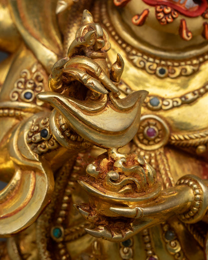 Six-Armed Mahakala Statue – Powerful Buddhist Guardian Art
