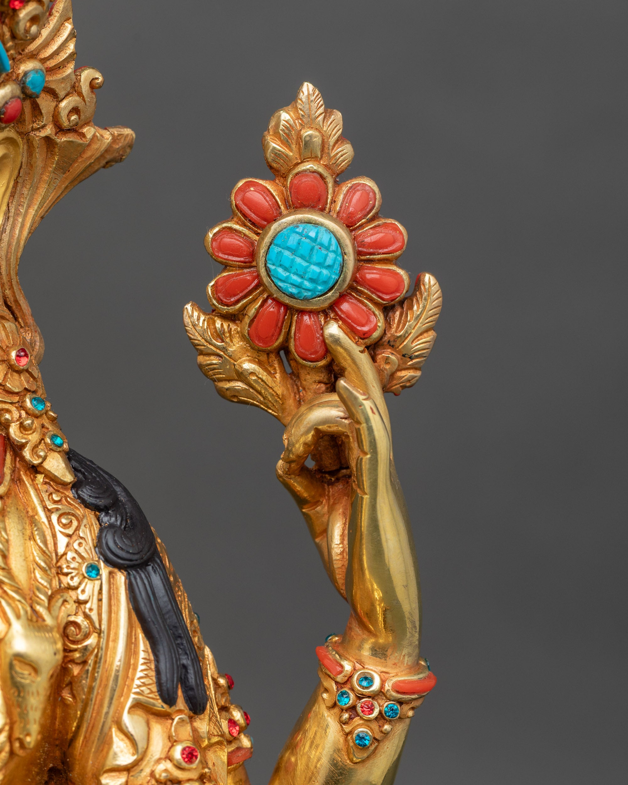 Four-Armed Chenrezig Sculpture | Compassionate Bodhisattva Statue