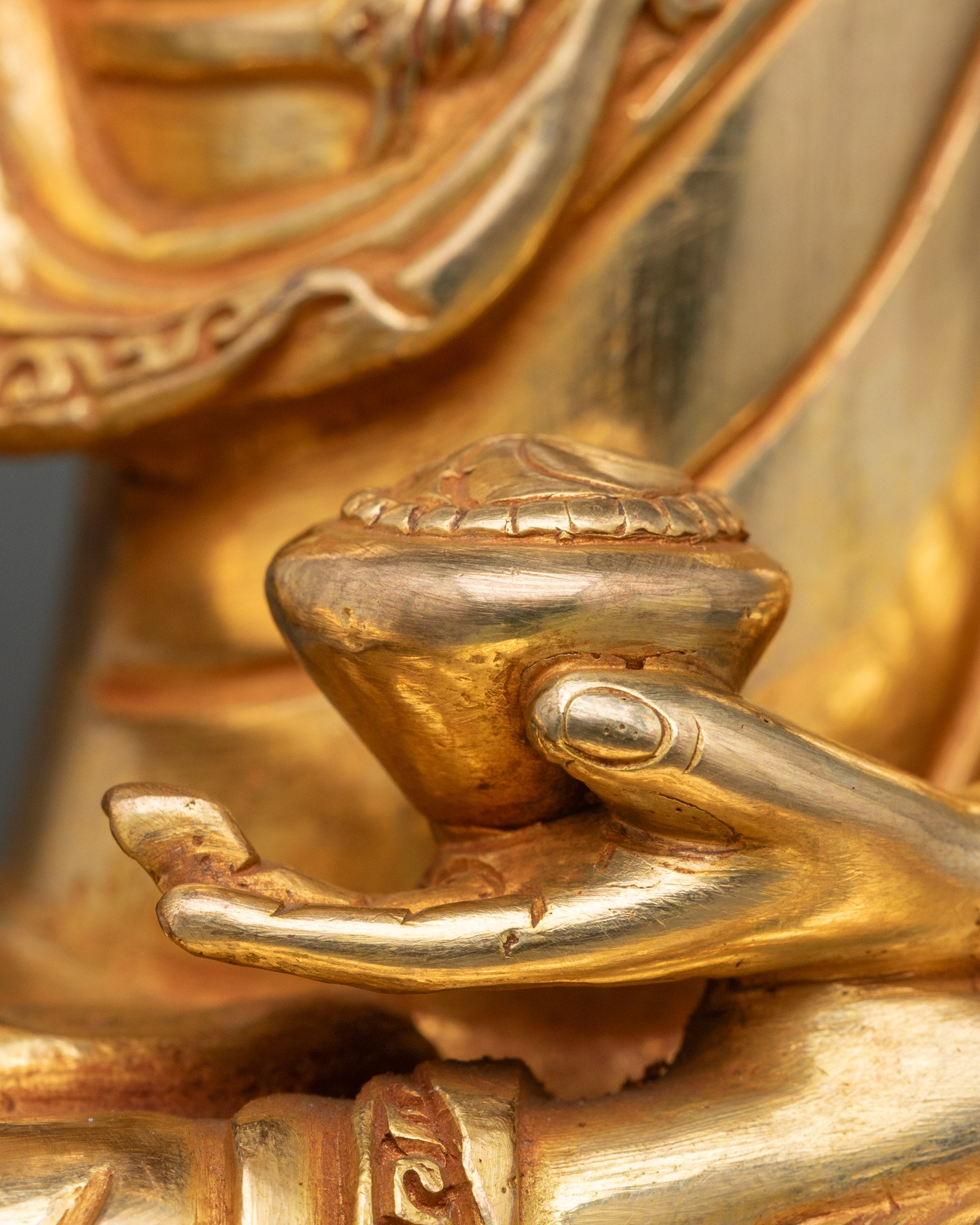 Buddha Ratnasambhava Statue | Traditional Nepalese Handicraft